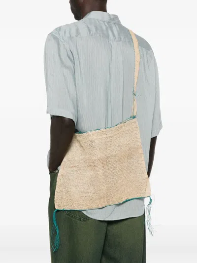 对比边饰托特包