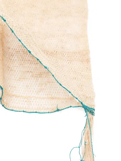 对比边饰托特包