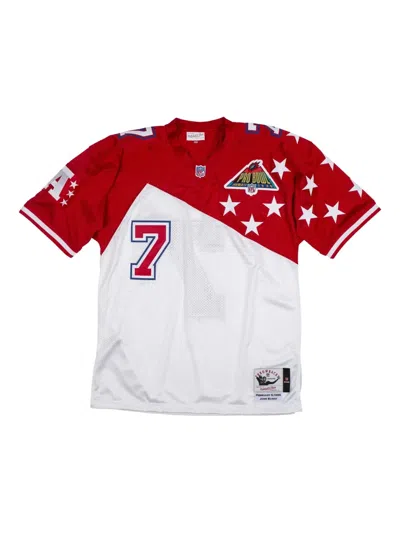 Mitchell & Ness 1995 John Elway Afc Pro Bowl Authentic Player "white/red" Jersey In White