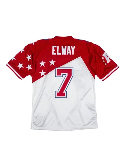 Mitchell & Ness 1995 John Elway Afc Pro Bowl Authentic Player "white/red" Jersey In White