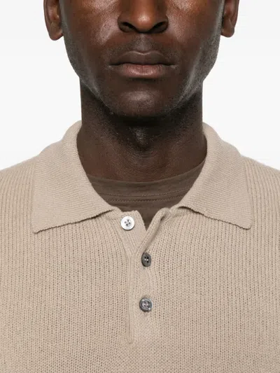 Drumohr Man Sweater Sand Size 40 Lambswool In Neutral