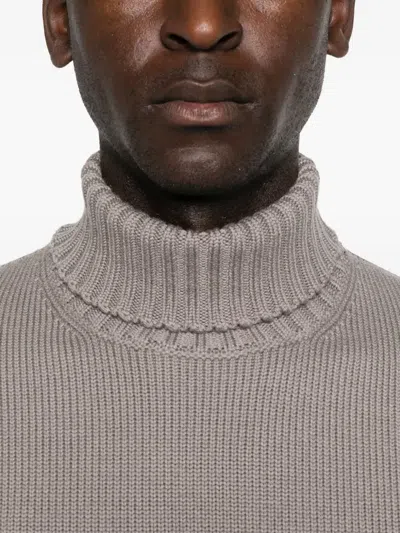 Drumohr Turtleneck Sweater In Gray