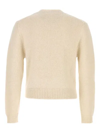 Jil Sander Wool Blend Sweater In Neutral