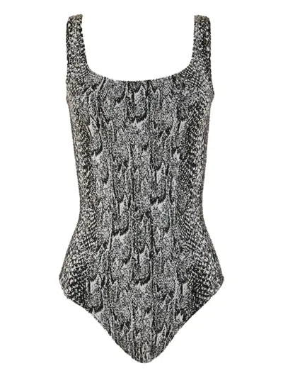Wolford Seamless Python Bodysuit In White