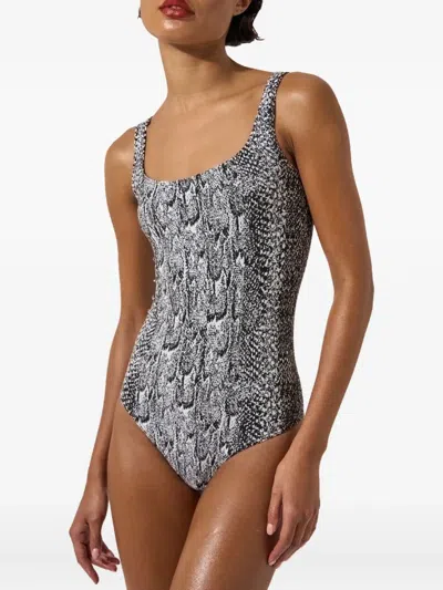 Wolford Seamless Python Bodysuit In White