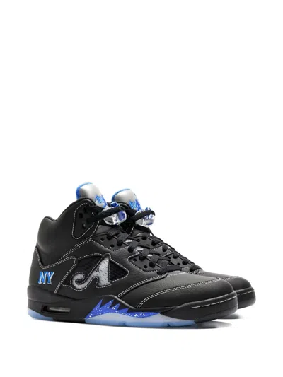 Jordan Air  5 Sneakers In Black