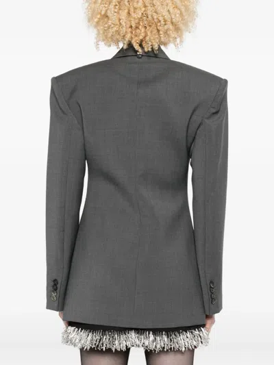 Giuseppe Di Morabito Asymmetrical Double-breasted Jacket In Gray