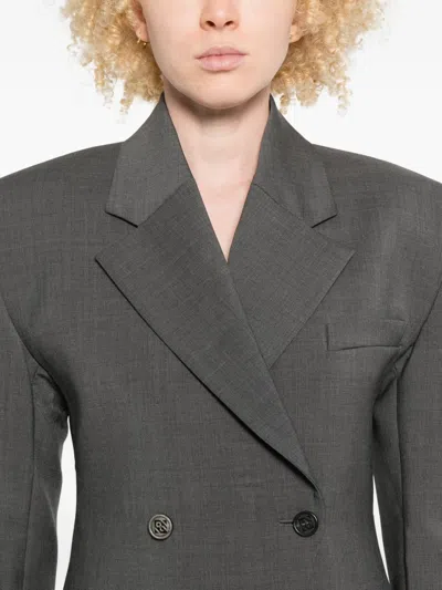 Giuseppe Di Morabito Asymmetrical Double-breasted Jacket In Gray