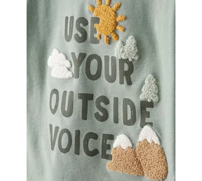 Carter's Toddler Boys Outdoor Voice Short-sleeve Graphic T-shirt In Green