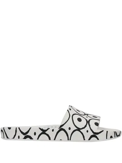 Melissa X 10 Corso Bubbles-print Slides In White