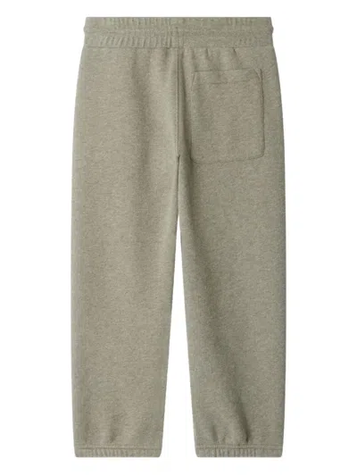 Bonpoint Embroidered Drawstring Trousers In Gray