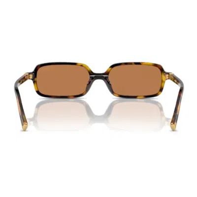 Miu Miu 0mu 11zs Vau2z1 Havana Miele Sunglasses In Brown