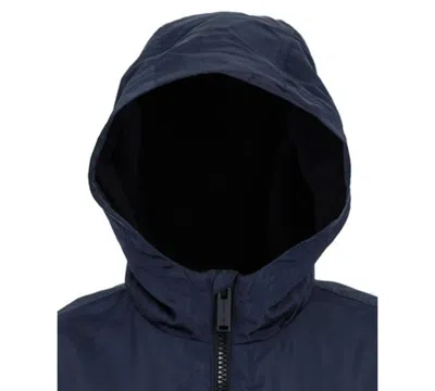Michael Kors Big And Toddler Boys Fleece Lined Zipper Rain Jacket In Blue
