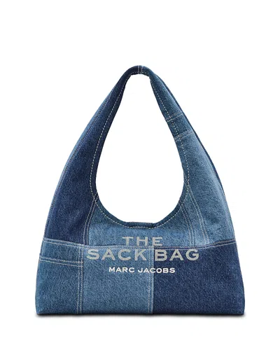 Marc Jacobs Patchwork Denim Shoulder Bag In Blue