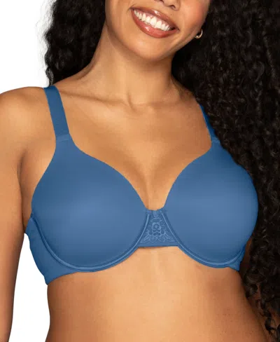 Vanity Fair Lingerie Vanity Fair Beauty Back Smoothing Full-figure Contour Bra In Blue