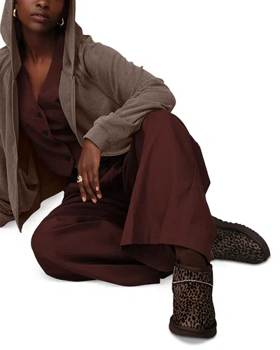 Ugg Classic Ultra Mini Ankle Boots In Brown