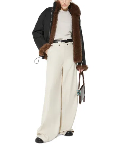 Max & Co . Wool & Cashmere Funnel Neck Sweater In Black