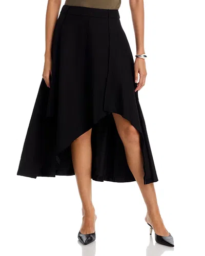 Jason Wu Collection Wool Suiting Skirt In Black