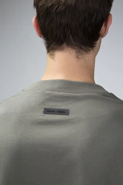 Essentials Cotton Logo Oversized T-shirt In Gray