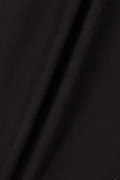 Mugler Illusion Hollowed-out Detail Jumpsuit In Black