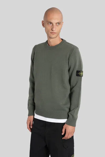 Stone Island Sweaters Military In Green