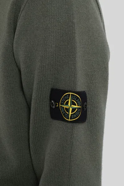Stone Island Sweaters Military In Green
