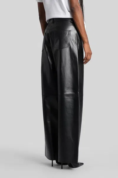 Haikure "bethany" Leather Pants In Black