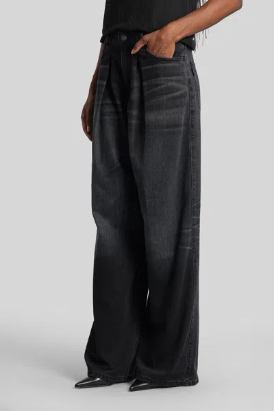 Haikure Candy High-rise Wide-leg Jeans In Black