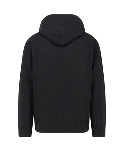 Mm6 Maison Margiela Relaxed Fit Crew Neck Sweatshirt With Ribbed Detailing In Multi