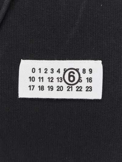 Mm6 Maison Margiela Relaxed Fit Crew Neck Sweatshirt With Ribbed Detailing In Multi