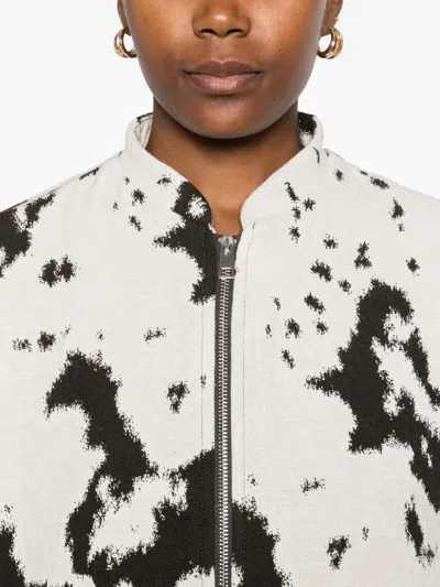 Imperial Graphic-print Zip-front Jacket In Multi