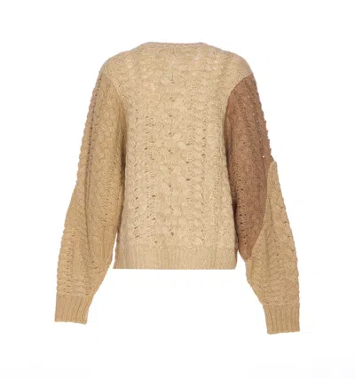 Isabel Marant Étoile Isabel Marant Etoile Patchwork Daryl Sweater In Gray
