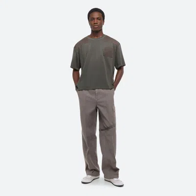 Helmut Lang Patch Tee In Green