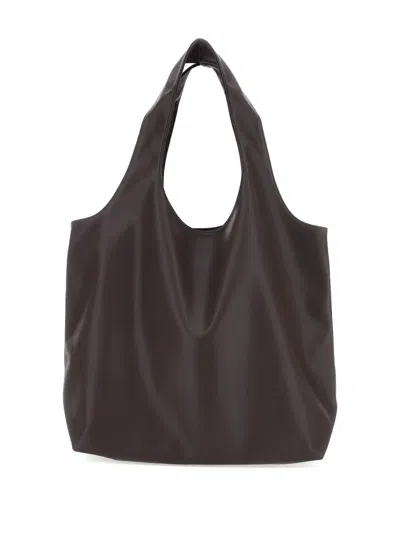 Pre-owned Apc Logo-print Ninon Tote Bag In Brown