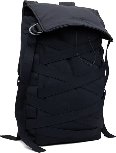 Y-3 Versatile Cinch Backpack Adjustable Straps In Black