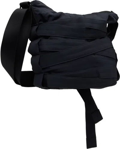Y-3 Wrapped-strap Shoulder Bag In Black