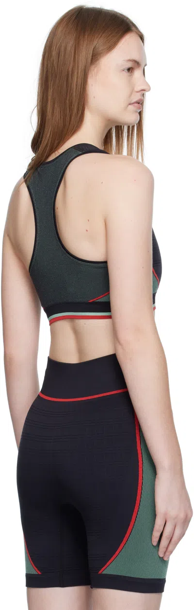 Casablanca Sports Bra Top In Black