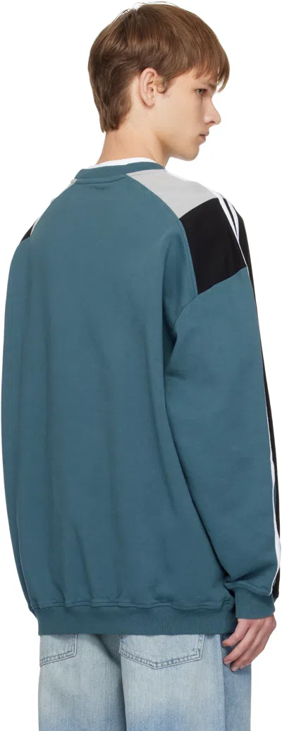 Martine Rose Blue Logo Sweatshirt