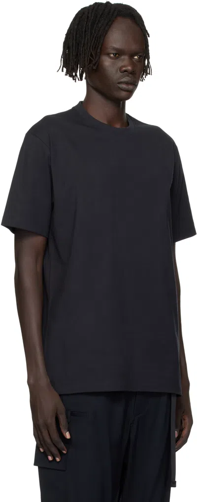 Y-3 M Wo Ss Tee In Black