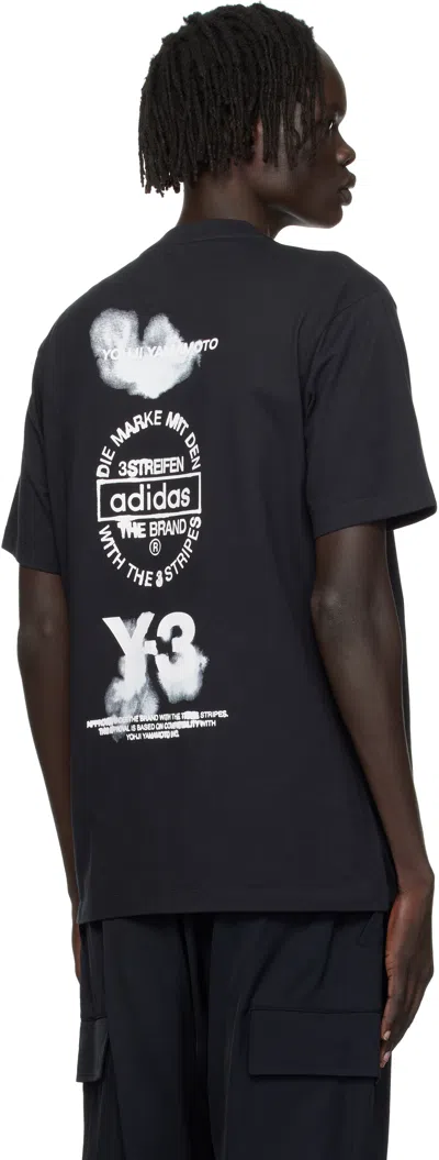 Y-3 M Wo Ss Tee In Black