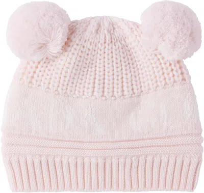 Canada Goose Baby Pink Double Pom Beanie In Pink