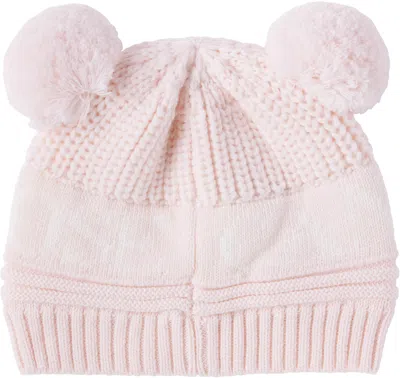 Canada Goose Baby Pink Double Pom Beanie In Pink