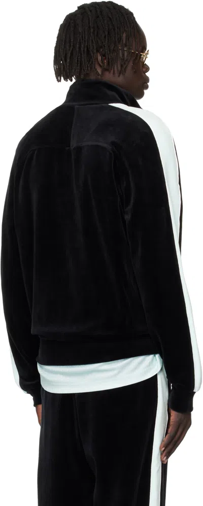 Casablanca High Collar Sweatshirt Featuring Contrast Panels In Black