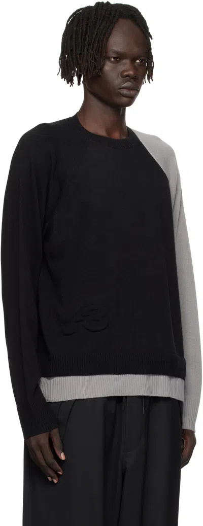 Y-3 U Logo Crew Neck In Black