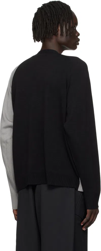 Y-3 U Logo Crew Neck In Black