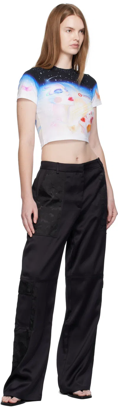 Casablanca Galactic Connection Crew Neck T-shirt In Multi