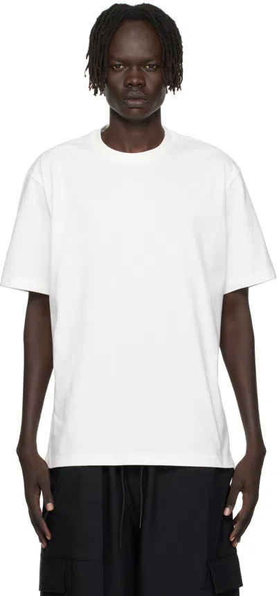 Y-3 Classic Chest Logo Cotton T-shirt In White
