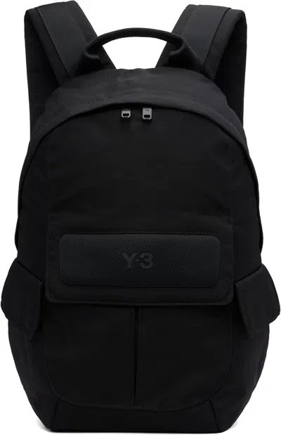 Y-3 Backpack With Flap Pocket In Black