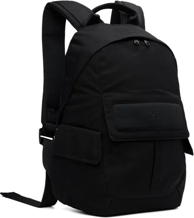 Y-3 Backpack With Flap Pocket In Black