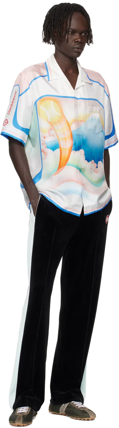 Casablanca 'dream Of Mount Fuji' Shirt In White